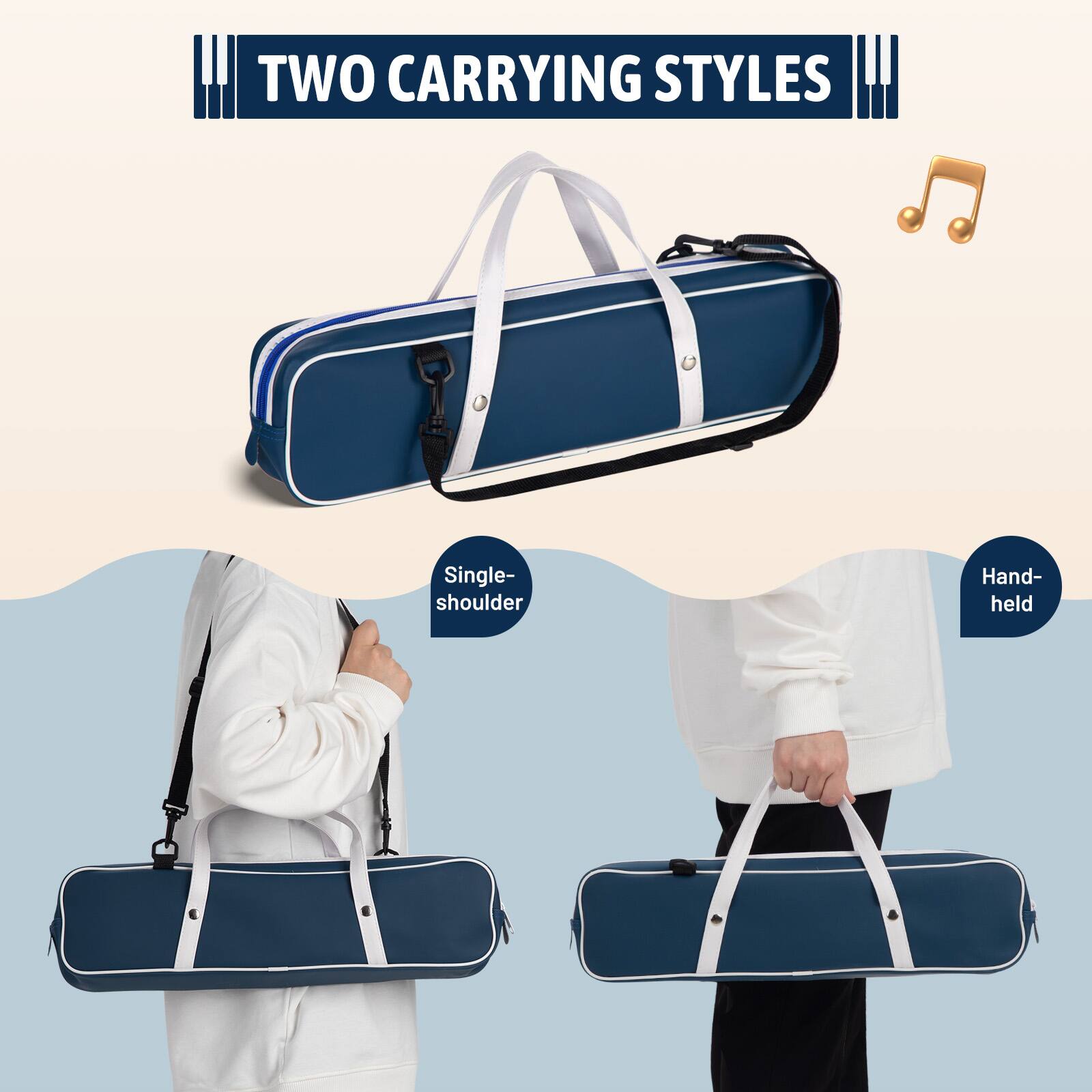 TWO CARRYING STYLES

Single-shoulder

Hand-held