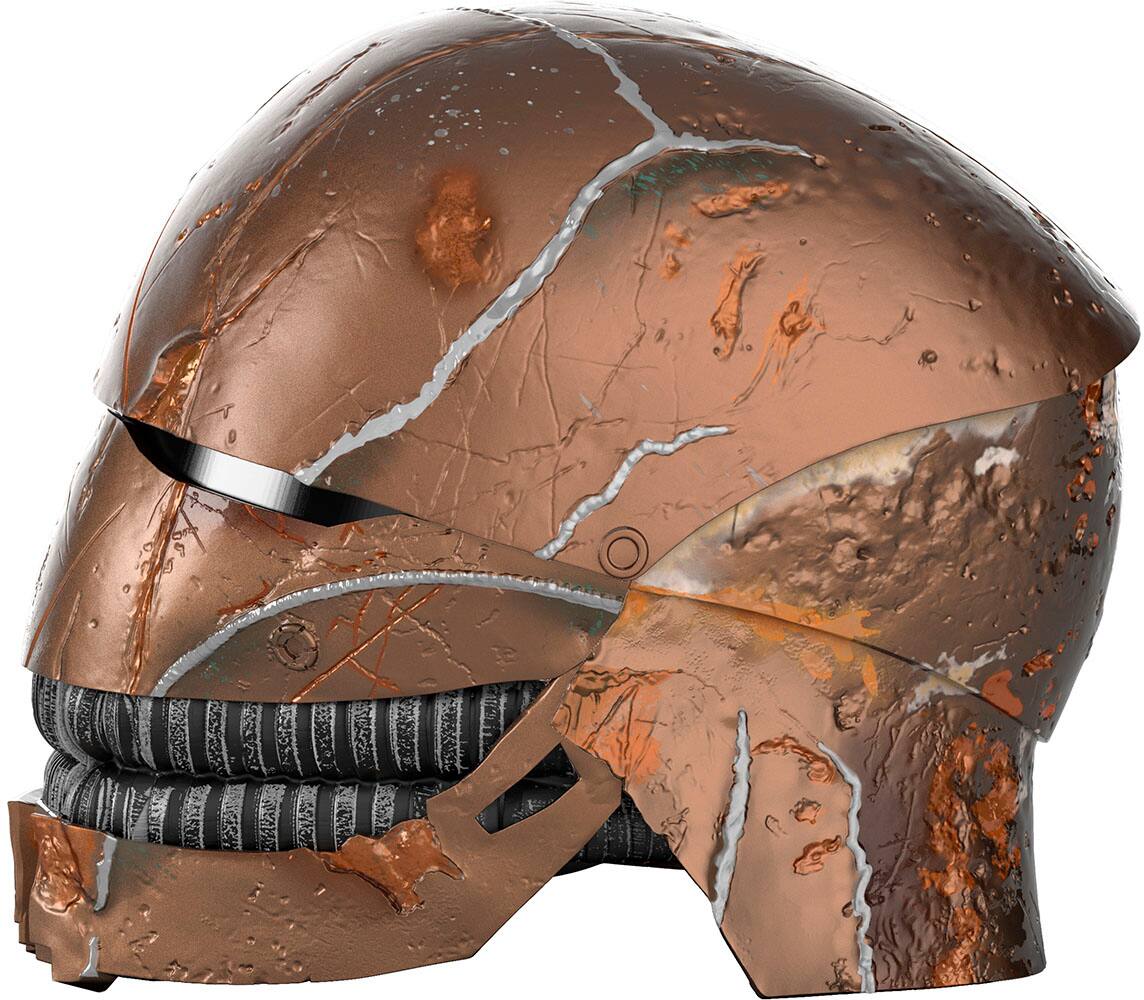 Left. Star Wars - The Black Series The Stranger Electronic Helmet.