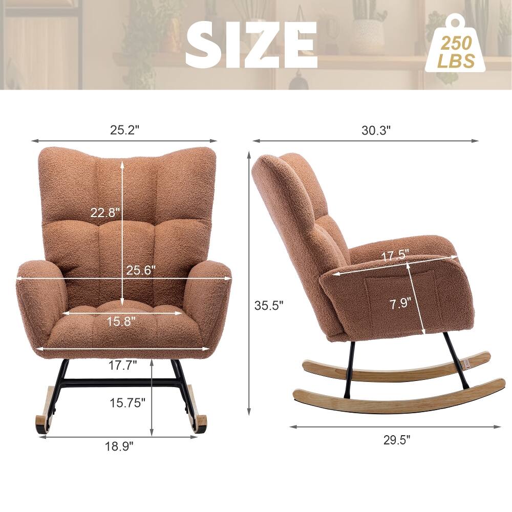 SIZE  
250 LBS  
25.2"  
30.3"  
22.8"  
25.6"  
17.5"  
15.8"  
35.5"  
7.9"  
17.7"  
15.75"  
18.9"  
29.5"