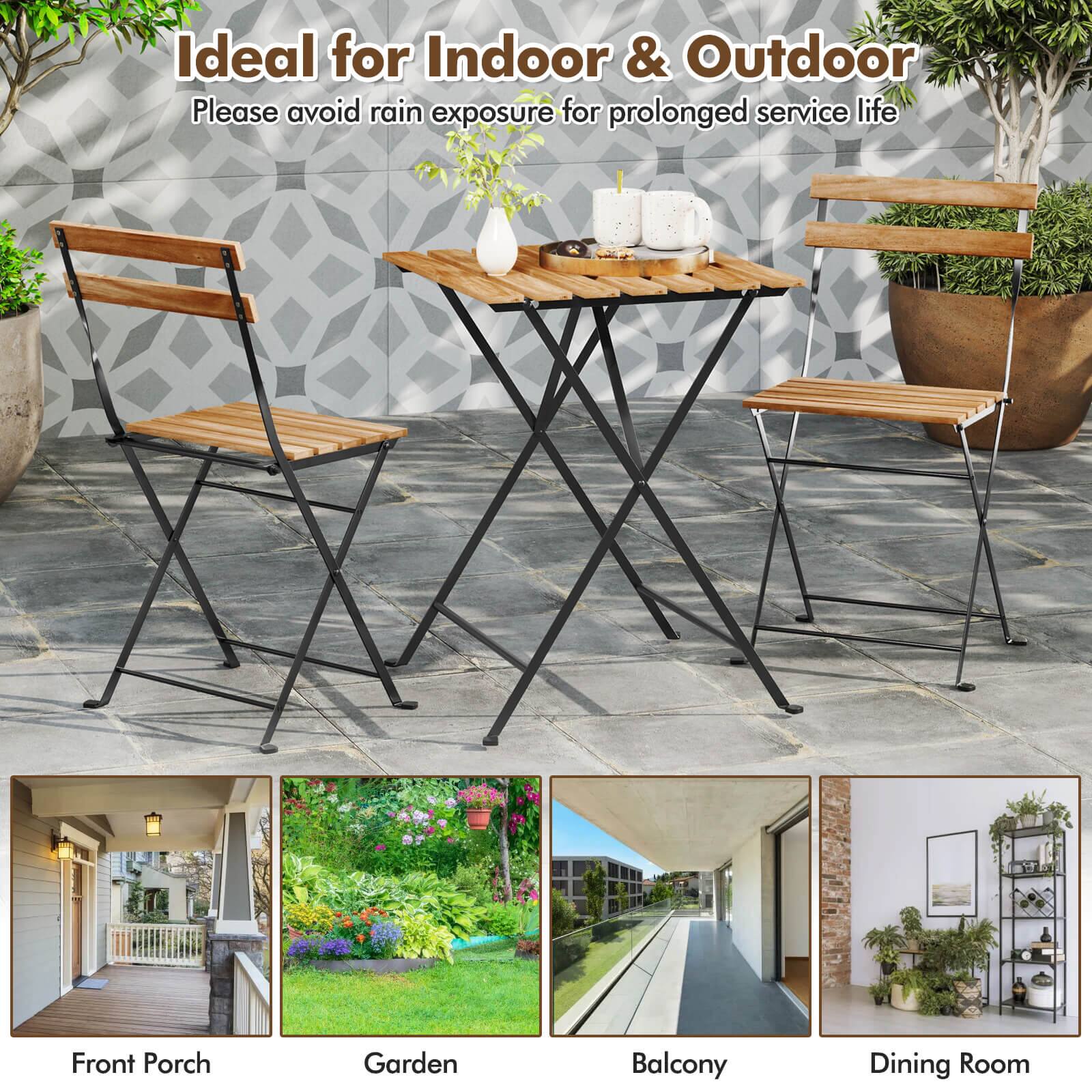 Ideal for Indoor & Outdoor

Front Porch
Garden
Balcony
Dining Room

Please avoid rain exposure for prolonged service life