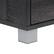 Alt View 15. CorLiving - Hollywood Wood Grain TV Stand with Doors for Most TVs up to 55" - Dark Grey.