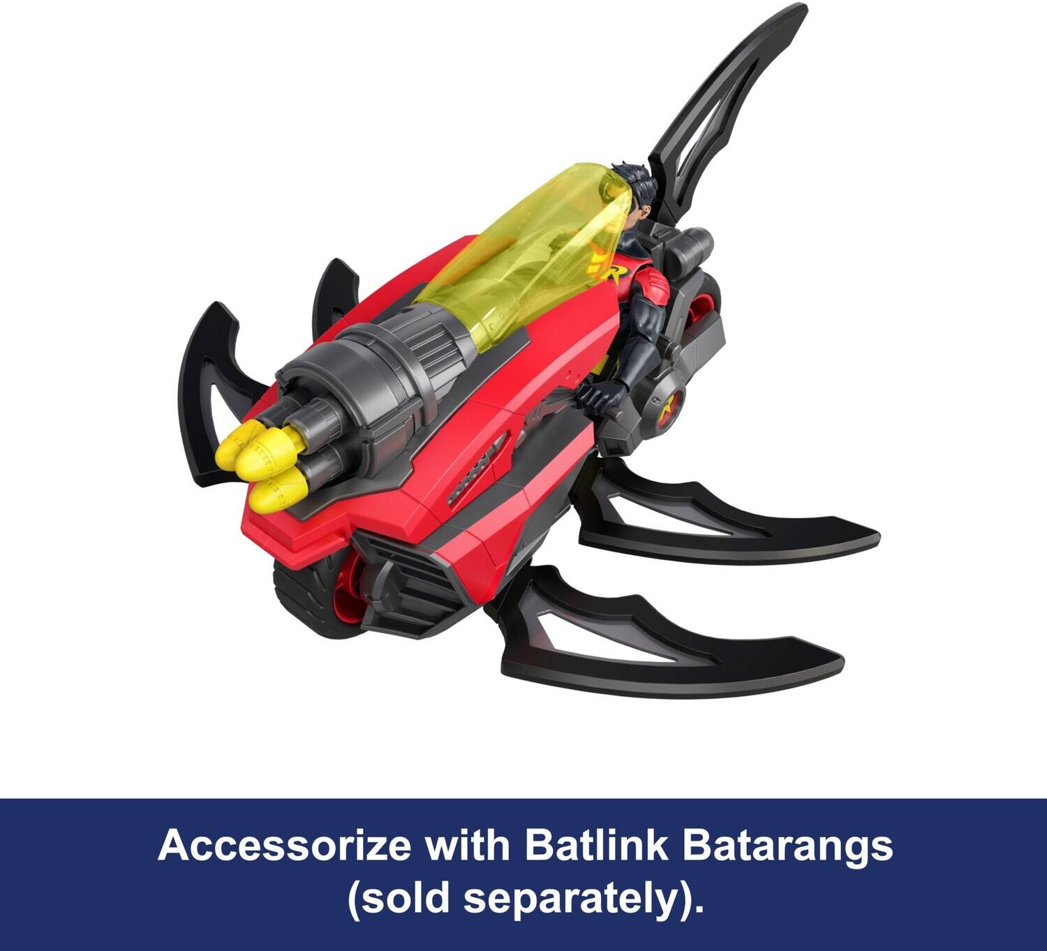Accessorize with Batlink Batarangs (sold separately).
