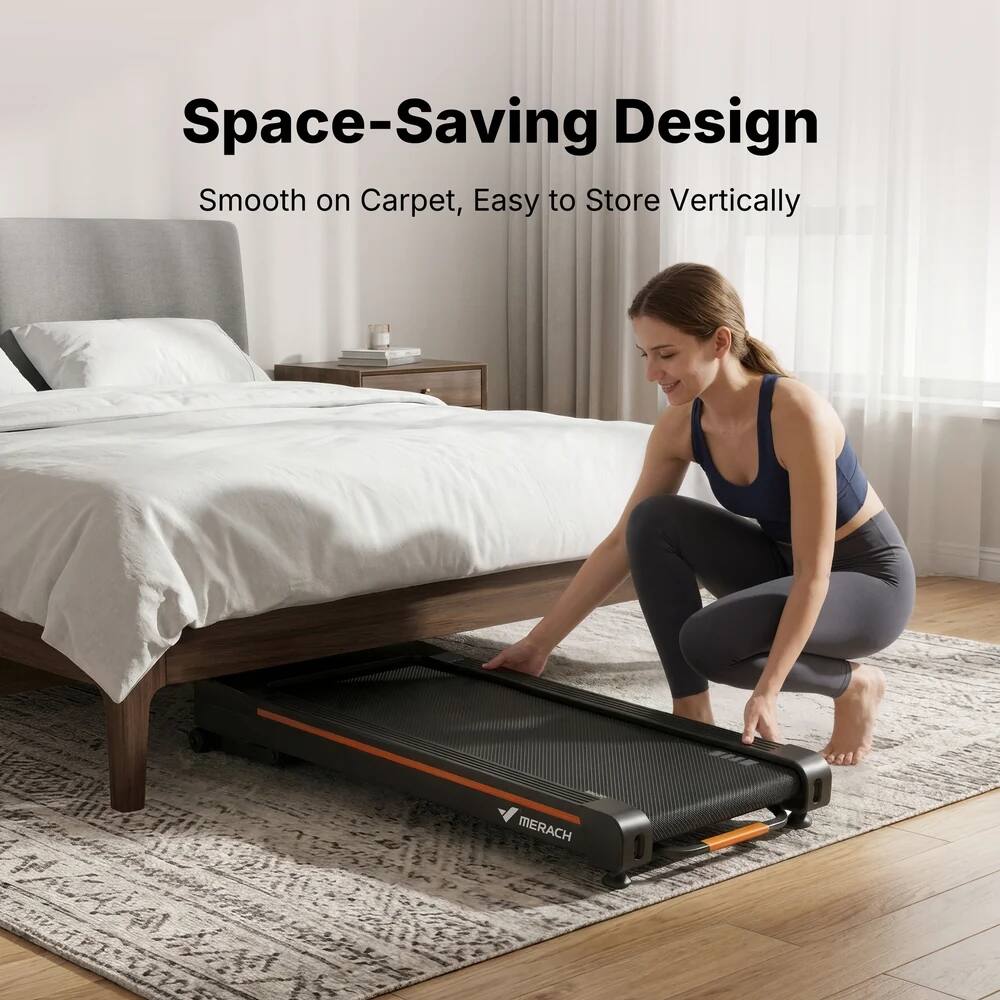 Space-Saving Design  
Smooth on Carpet, Easy to Store Vertically