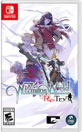 NINTENDO SWITCH
Wizards World Re:Try
EVERYONE 10+
ESRB
ONLINE
clear river GAMES - T (Teen 13+)
