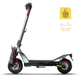 NAVEE - UT5 Max Electric Scooter, 62.1 mi Max Range, 31.1 MPH Max Speed, 2400W Motor, Hydraulic Suspension, 12" Tires - Silver