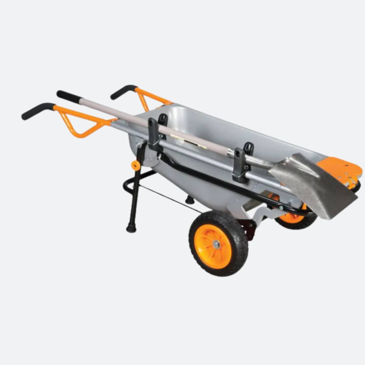 Alt View 1. WORX - Worx WA0235 Aerocart 2-Pack Universal Wheelbarrow Tool Holder - Black.