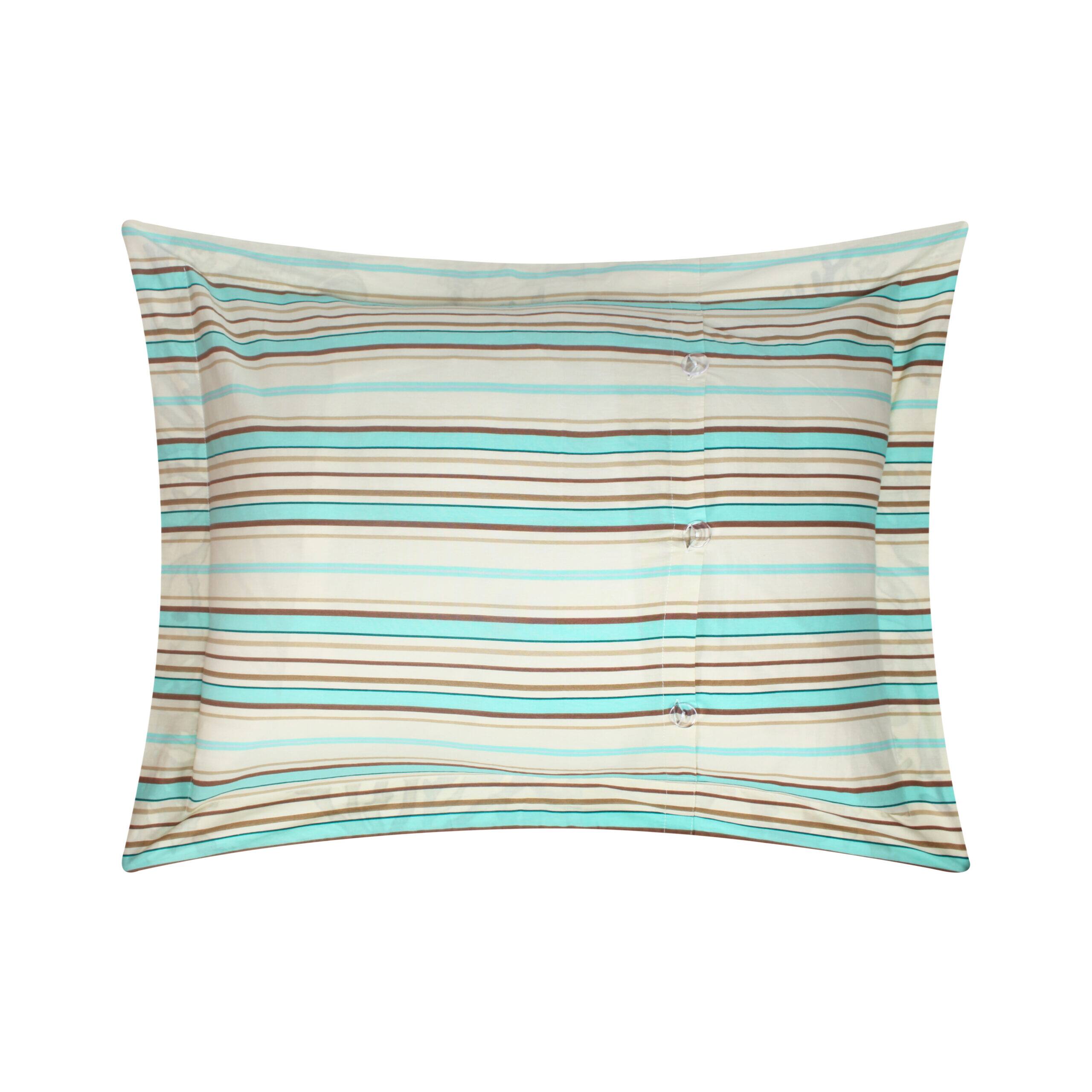 Left. BreeBe - Atlantis Jade Duvet Sham King - Jade.