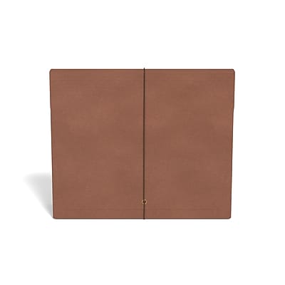 Alt View 2. Staples -  Reinforced Expanding Wallet, Elastic Closure, Letter Size, Brown, 10/Box  - Brown.
