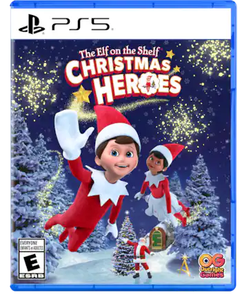 PS5, The Elf on the Shelf, CHRISTMAS HEROES, EVERYONE ENFANTS et ADULTES, E ESRB, OG Outright Games - E (Everyone)