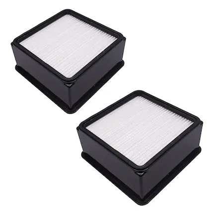 Front. HQRP - HQRP 2-Pack HEPA Filter with Foam Insert for Dirt Devil UD70105 UD70100 UD70110 UD70220 Cyclonic Vacs, Replaces F66.