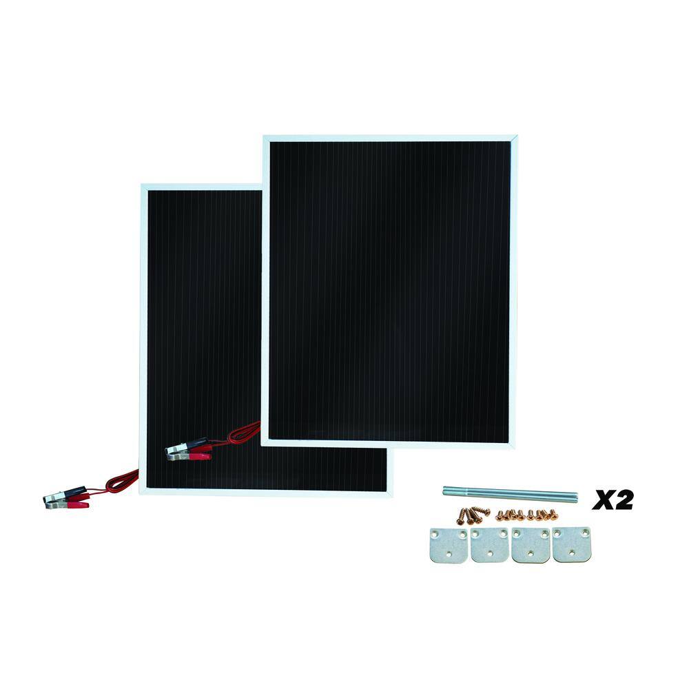 Alt View 3. Nature Power - Competition Solar 7 Watt Solar Panel (2-Pack).