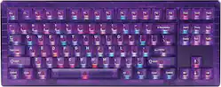 DROP - CSTM80 TKL Wired Mechanical Gaming Keyboard with RGB Backlighting - Atomic Purple - Front_Zoom