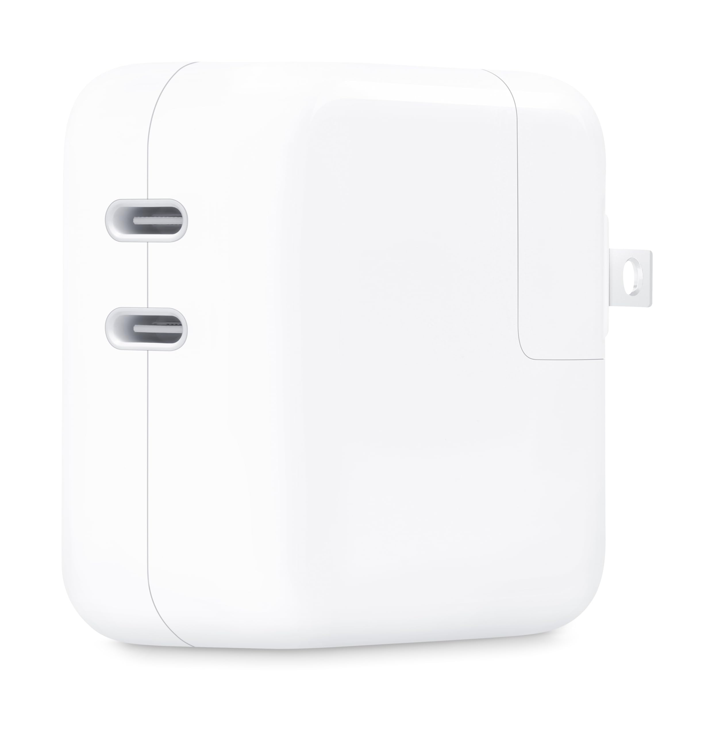 Front. Apple - 35W Dual USB-C Port Power Adapter.