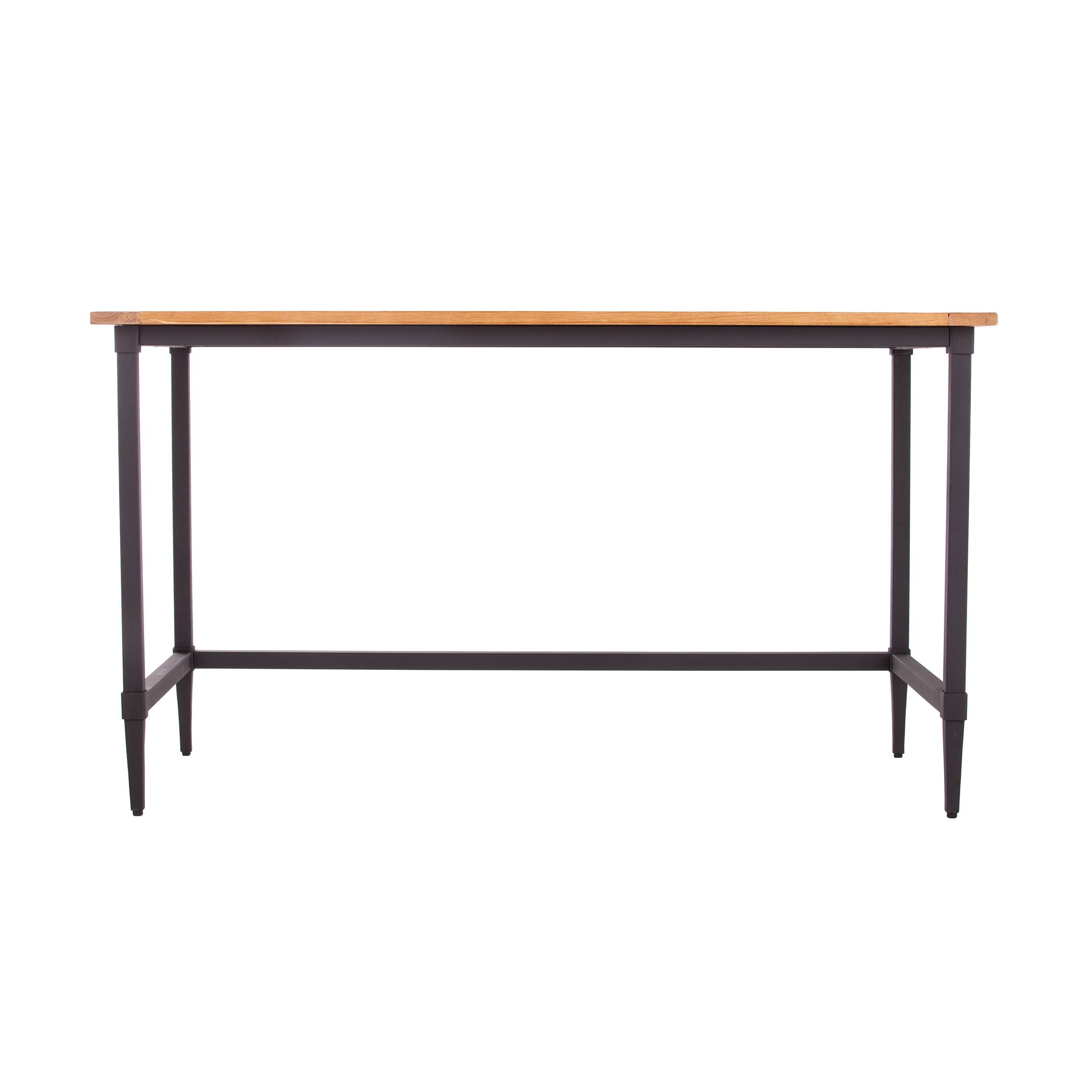 Left. TinyHomie - Lawrenny Reclaimed Solid Wood Desk - Black.