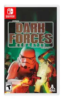 NINTENDO SWITCH
STAR WARS
DARK FORCES REMASTER
TEEN T ESRB
ATARI - T (Teen 13+)