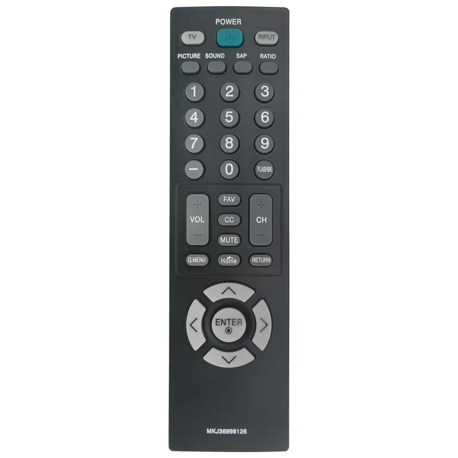 ALLIMITY - Replacement Remote Control MKJ36998126, Fit for LG Television 42LV4400-UA 32LV2400UA 47LV4400UA 55LV4400UA 42LV4400UA - Black price history on PriceWatchPro