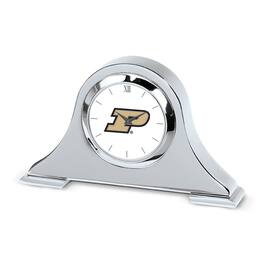 Jardine - Purdue Boilermakers Primary Team Logo Napoleon Desk Clock - Silver