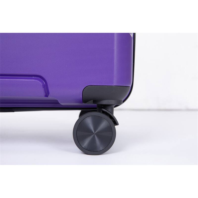 Alt View 6. HTUTWOO - Hardshell Suitcase Spinner Wheels PP Luggage Sets - 3-Piece Set 20/24/28, TSA Lock, Lightweight, Durable - Purple.