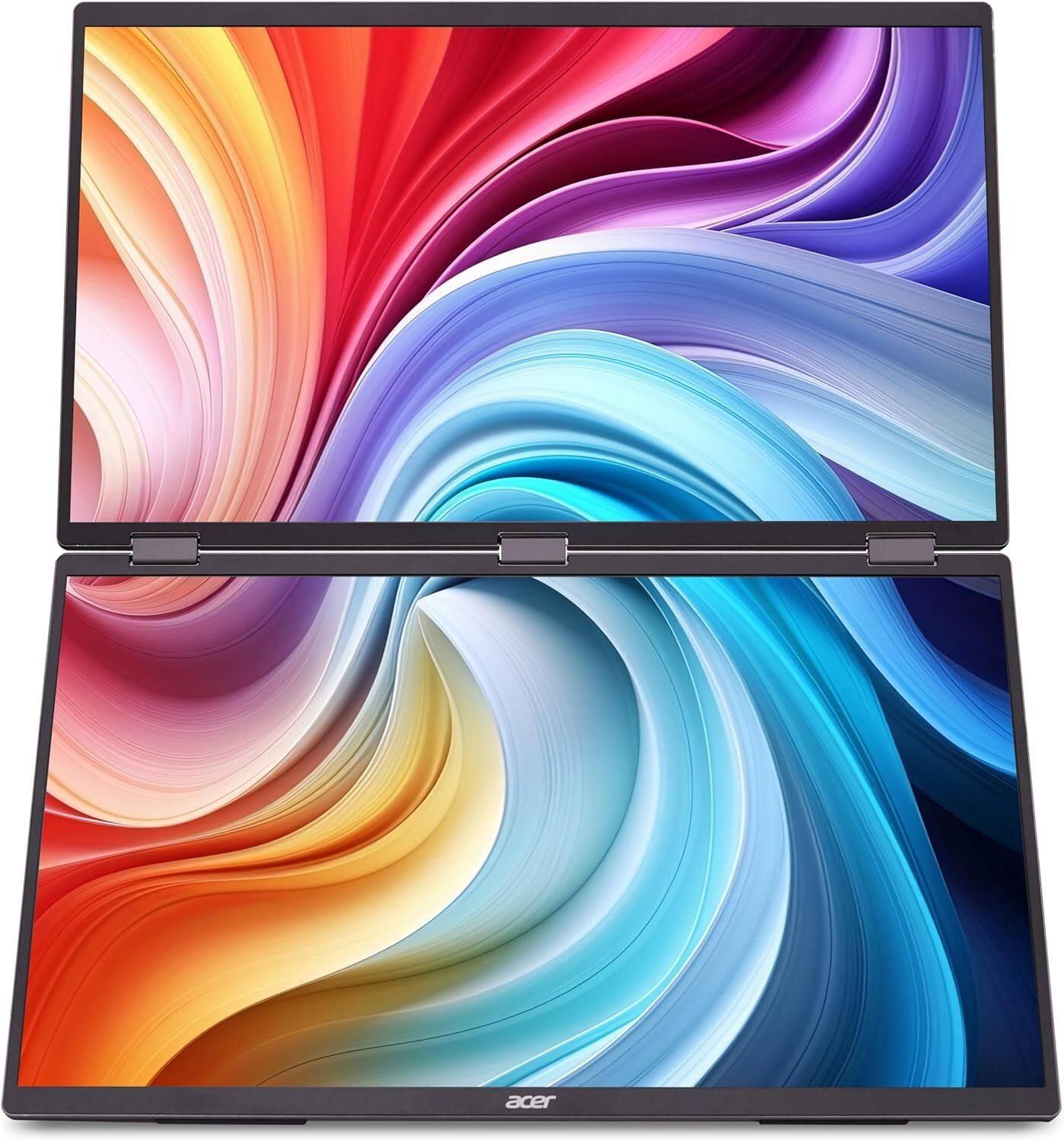 Angle. Acer - PD193Q 19" Class LCD Monitor 60Hz - 16:9 - Dark Gray - Gray.