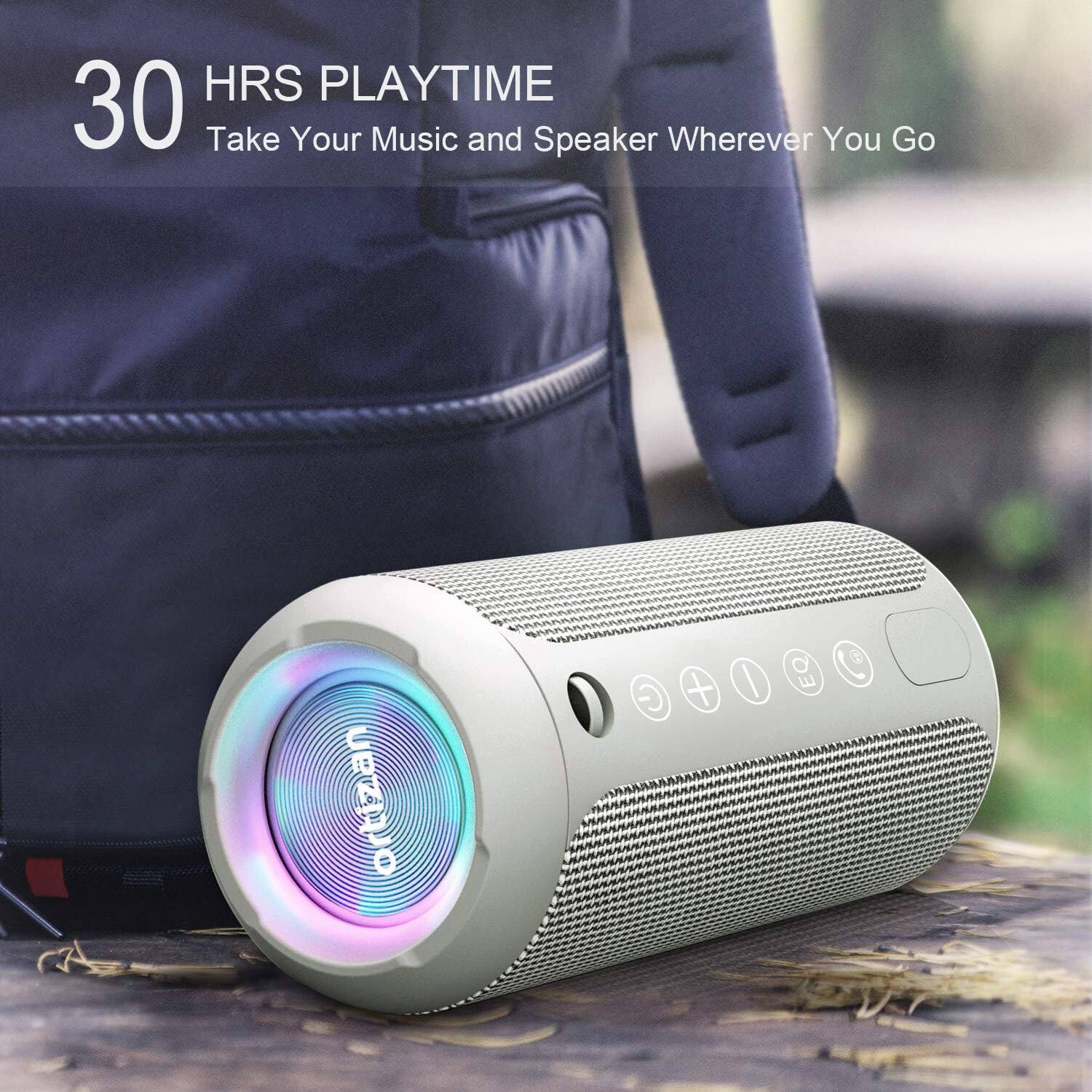 30 HRS PLAYTIME  
Take Your Music and Speaker Wherever You Go