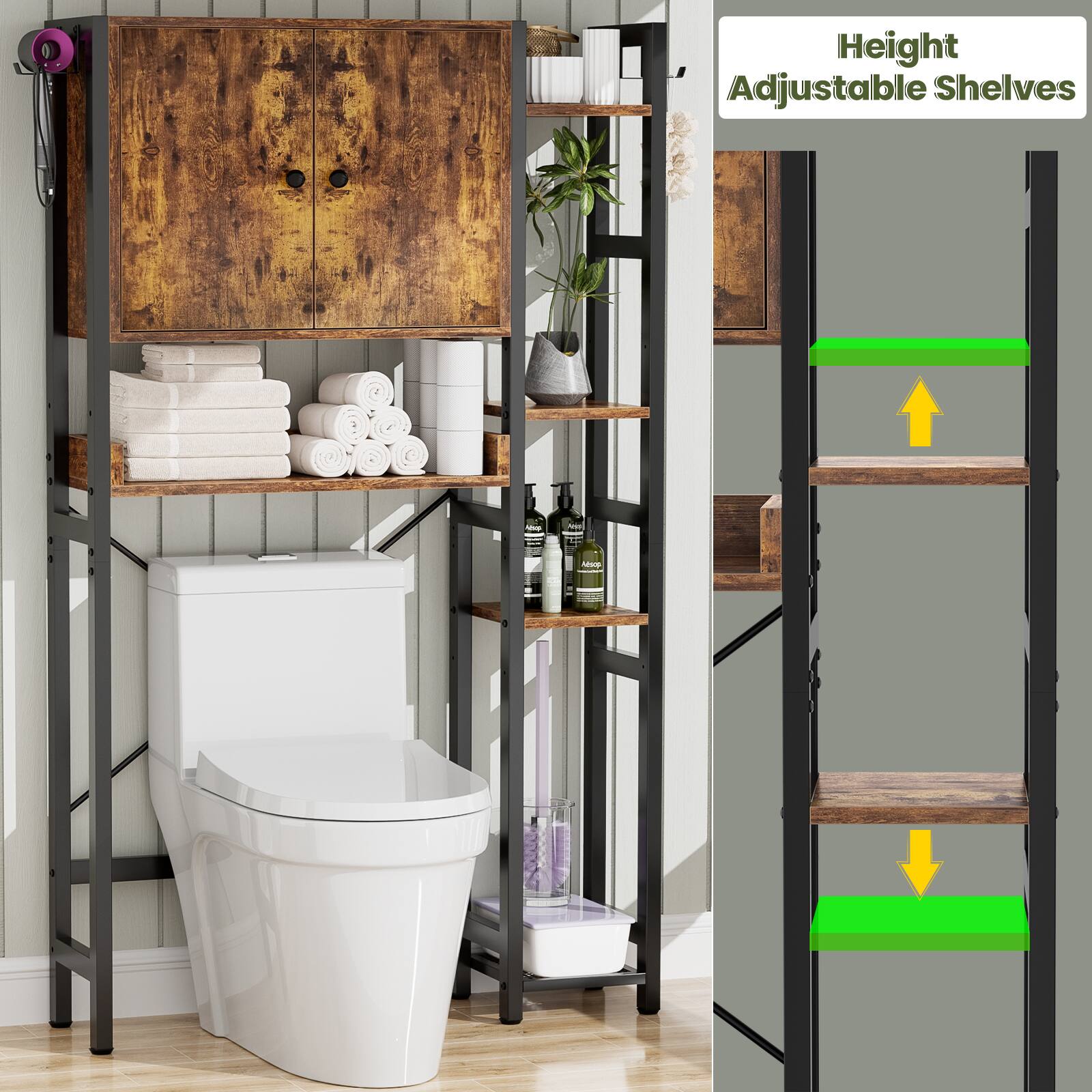 Height Adjustable Shelves