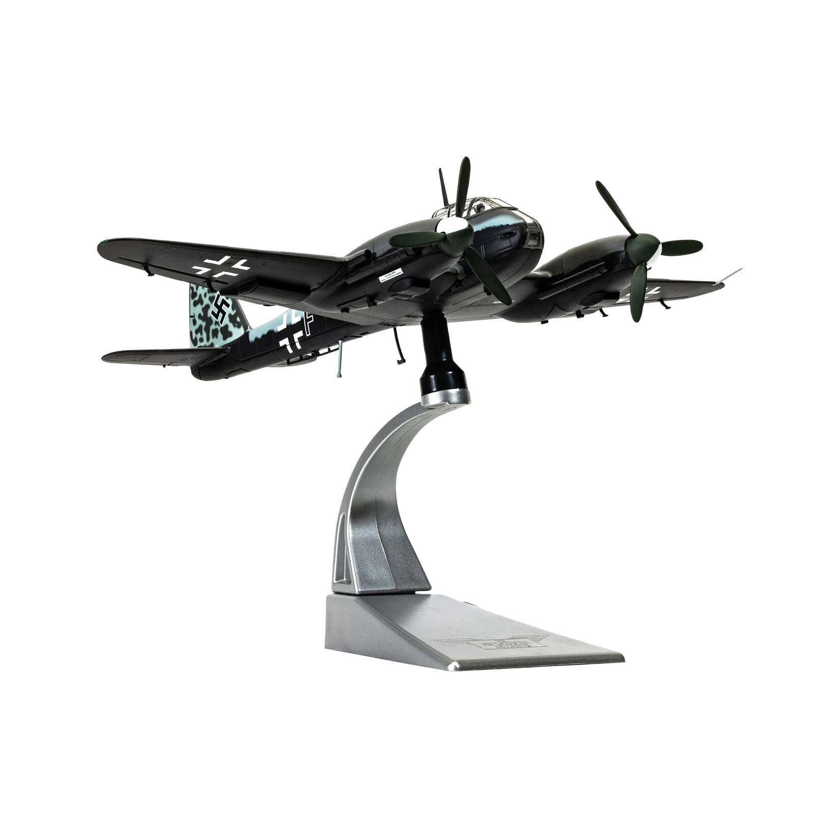 Alt View 4. Corgi - Messerschmitt Me 410A-1 Aircraft " Laon-Athies Airfield, France" (1943) German Luftwaffe 1/72 Diecast Model Car by Corgi.