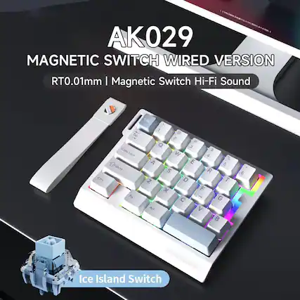 AK029
MAGNETIC SWITCH WIRED VERSION
RT0.01mm | Magnetic Switch Hi-Fi Sound
Ice Island Switch