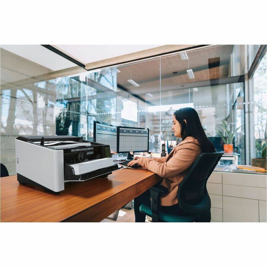Alt View 2. Ricoh - Ricoh ImageScanner Fi-8820 ADF/Manual Feed Scanner - 600 dpi Optical - 24-bit Color - 8-bit Grayscale - 120 ppm (Mono) - Color.