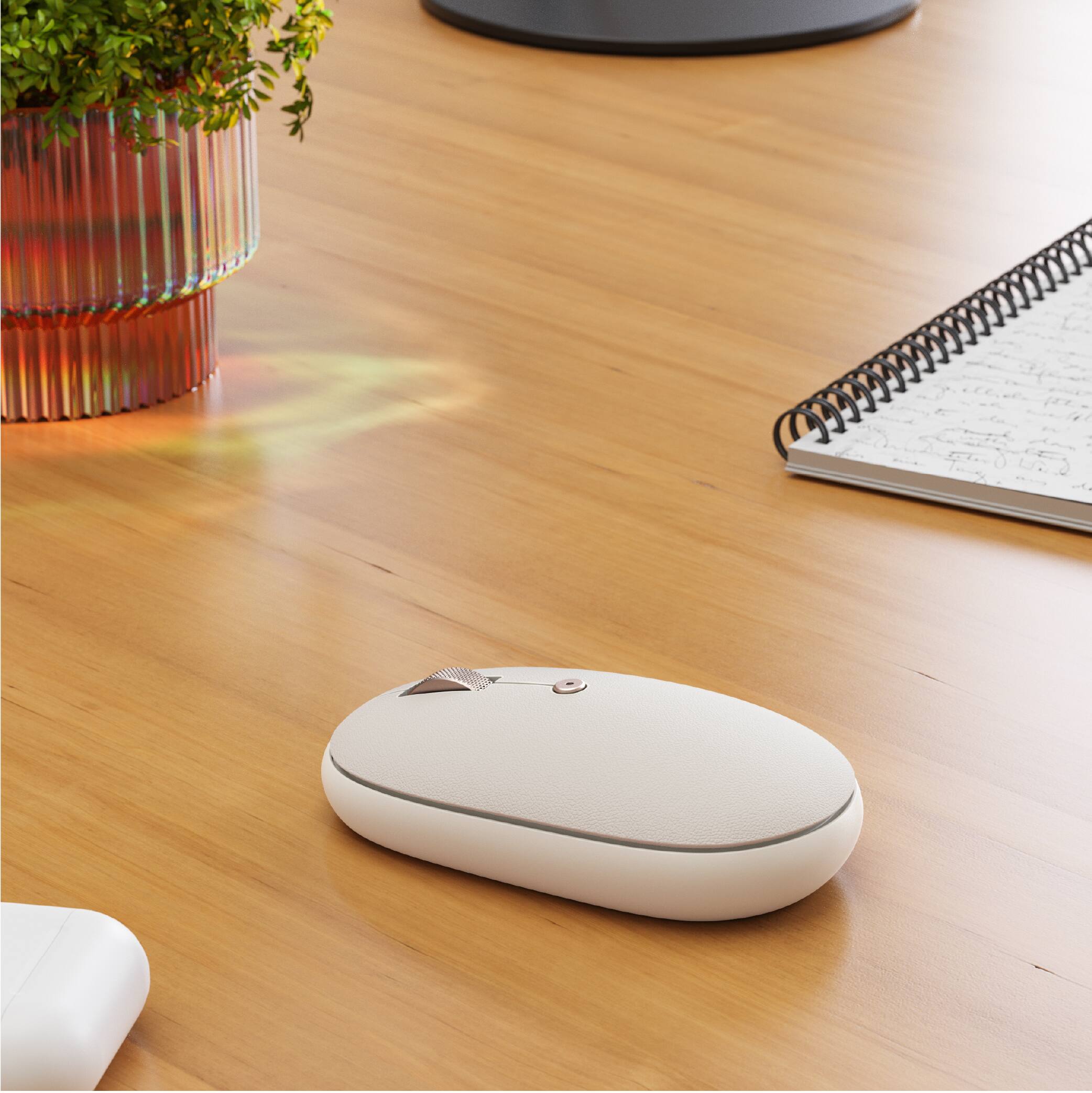 Alt View 8. Satechi - OntheGo™ Bluetooth Mouse - Sand.