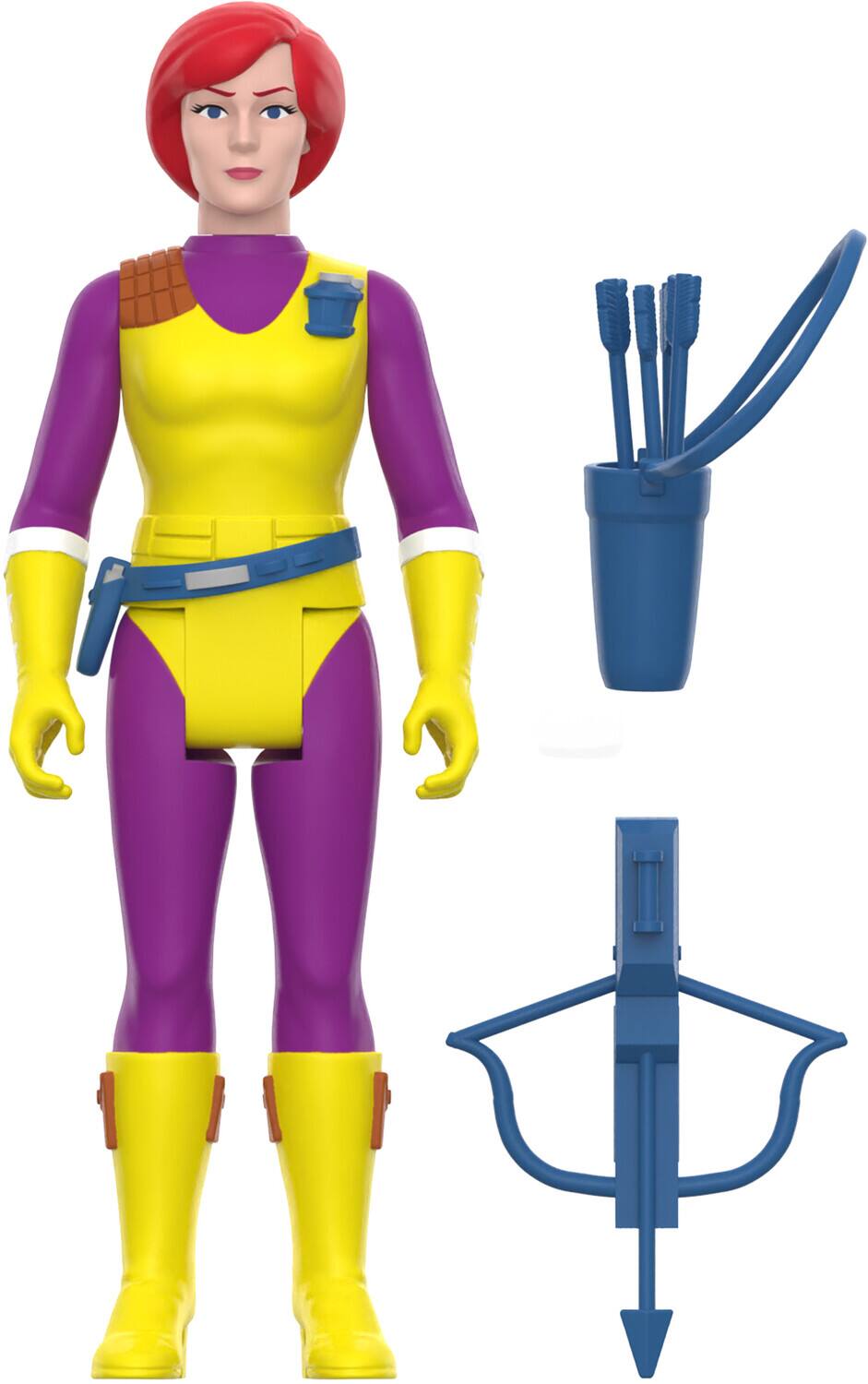 Alt View 4. Super7 - Super7 - G.I. Joe - Reaction Figures - Scarlett (DIC Purple)   - Collectibles - Multicolor.