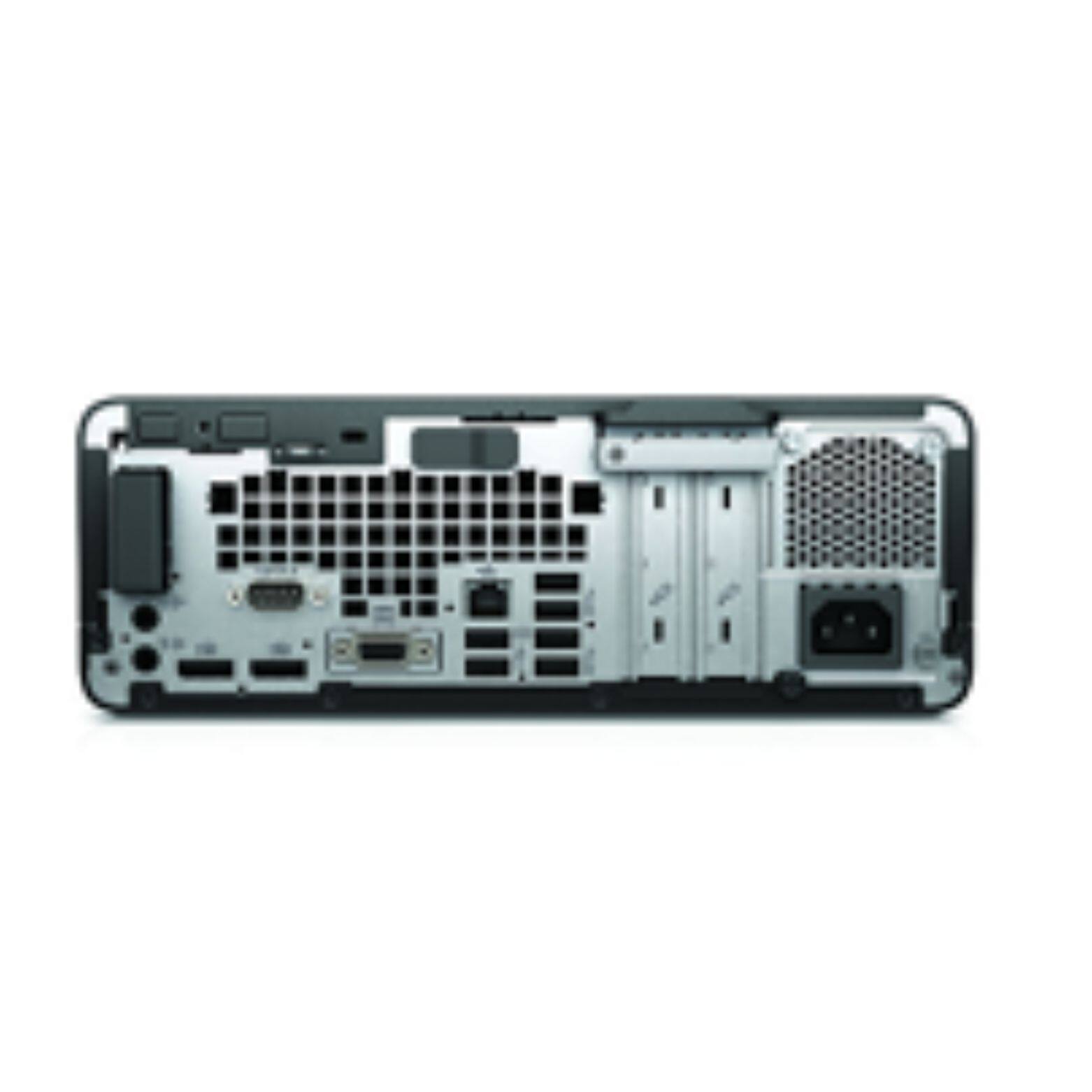 Alt View 2. HP - ProDesk 600 G5 SFF Intel Core i5-9500 3 GHz 16 GB DDR4 512 GB SSD Intel UHD Graphics 630 Windows 11 Pro Desktop - Black.
