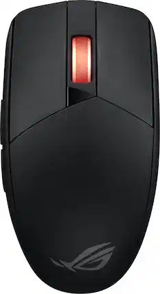 Front. ASUS - ROG Strix Impact III Lightweight Wireless Optical Gaming Mouse - Black.