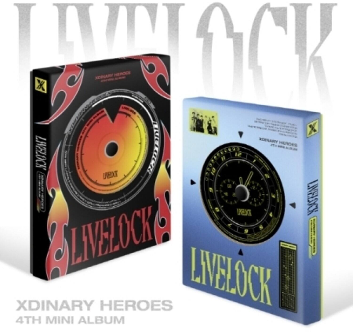 Xdinary Heroes - Livelock - Random Cover - incl. 84pg Photobook, Credential Cost, 2 Photocards, - COMPACT DISCS [CD]