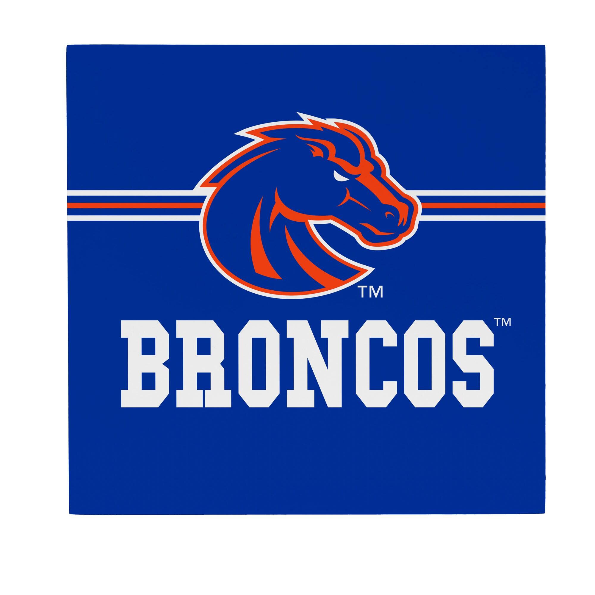 Boise State Broncos 12" x 12" Wood Wall Sign