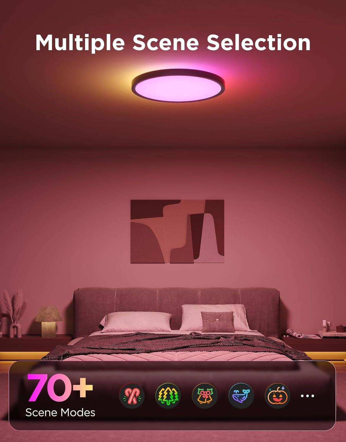 Multiple Scene Selection  
70+ Scene Modes