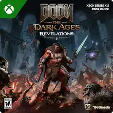 DOOM: The Dark Ages Revelations
XBOX SERIES X|S
XBOX ON PC
MATURE 17+
ESRB
id
"Bethesda"