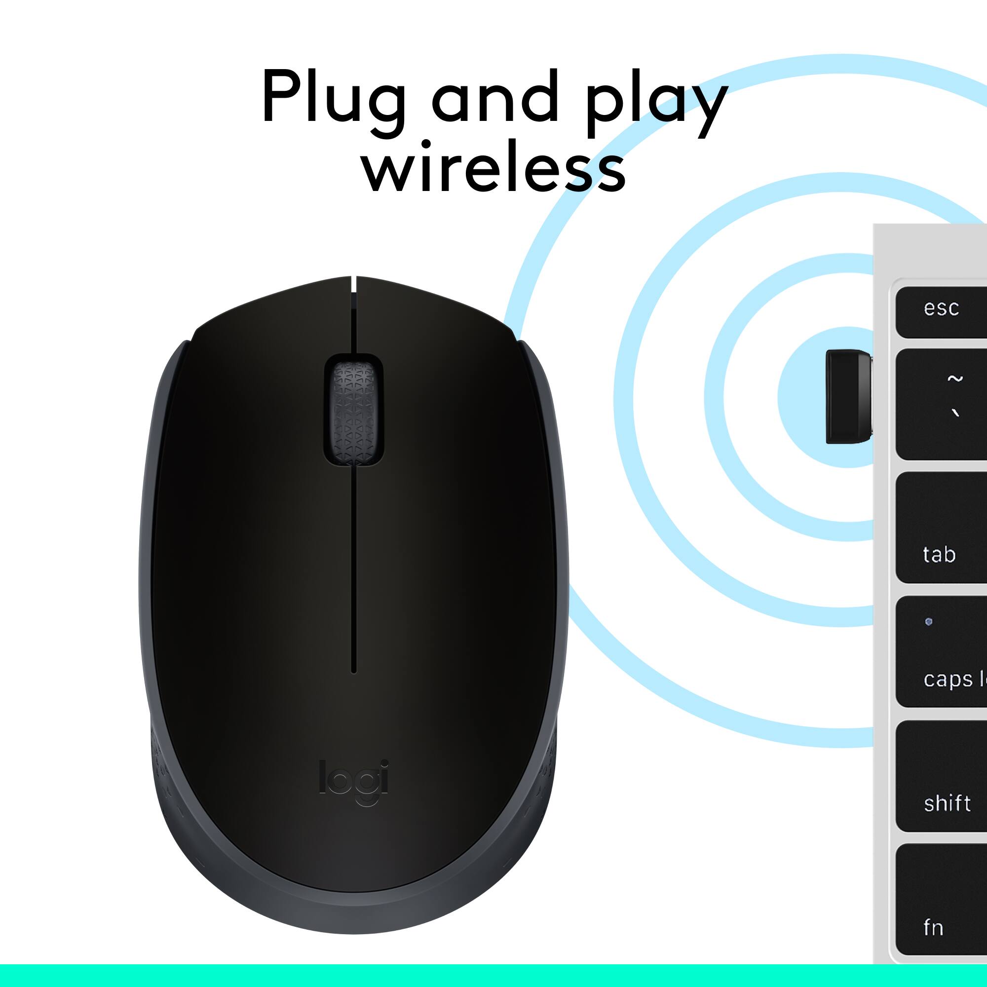 Plug and play wireless esc tab caps I logi shift fn