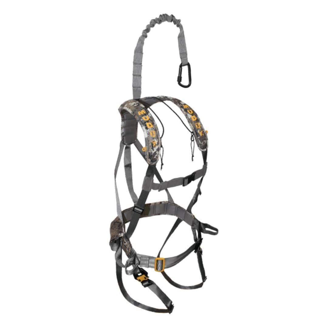 Muddy - Ambush Optifade Elevated II Camo Safety Harness with Padded Waist Strap - Black