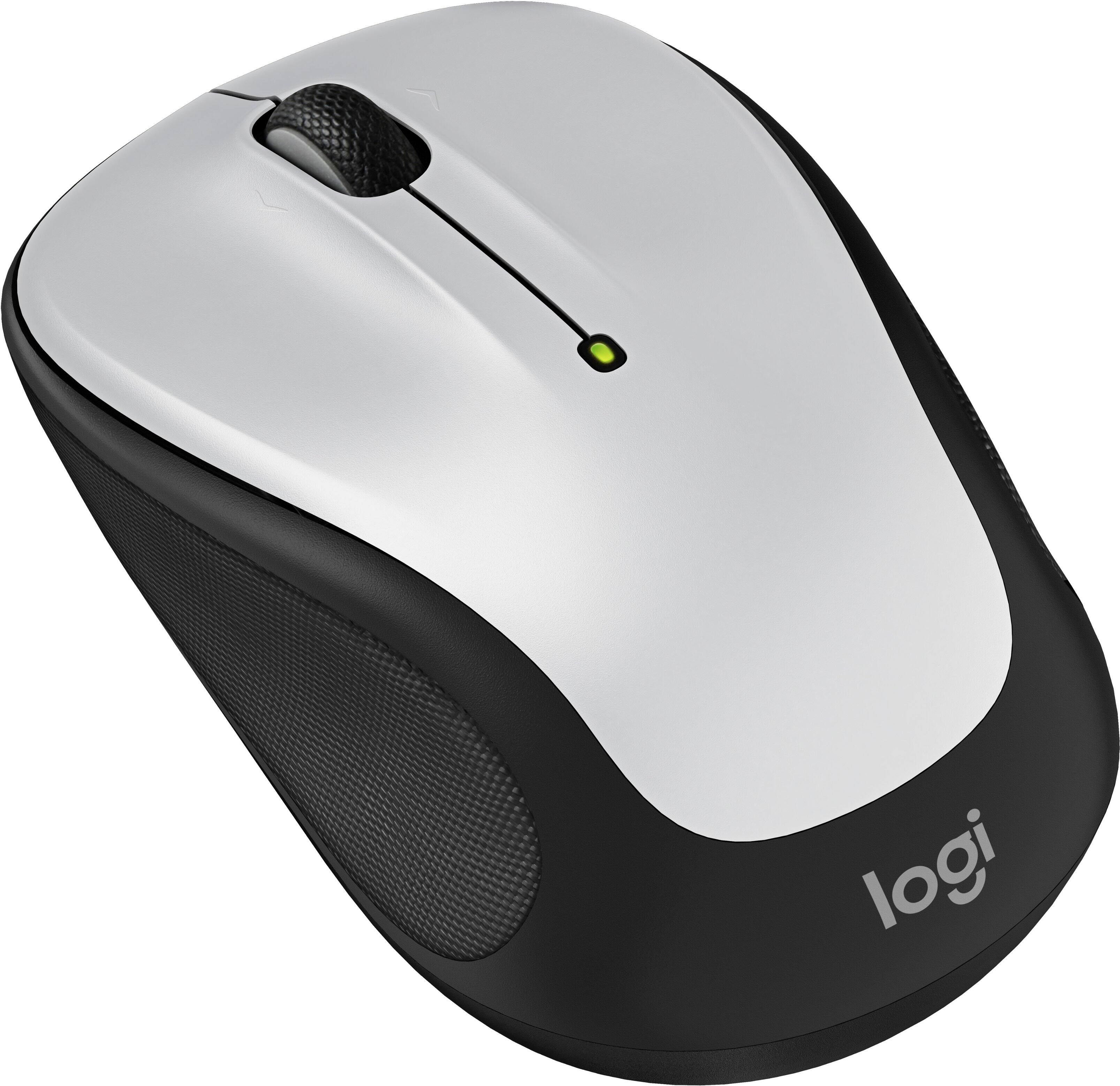 Alt View 6. Logitech - M325s Wireless Optical Compact Ambidextrous Mouse - Pale Gray.