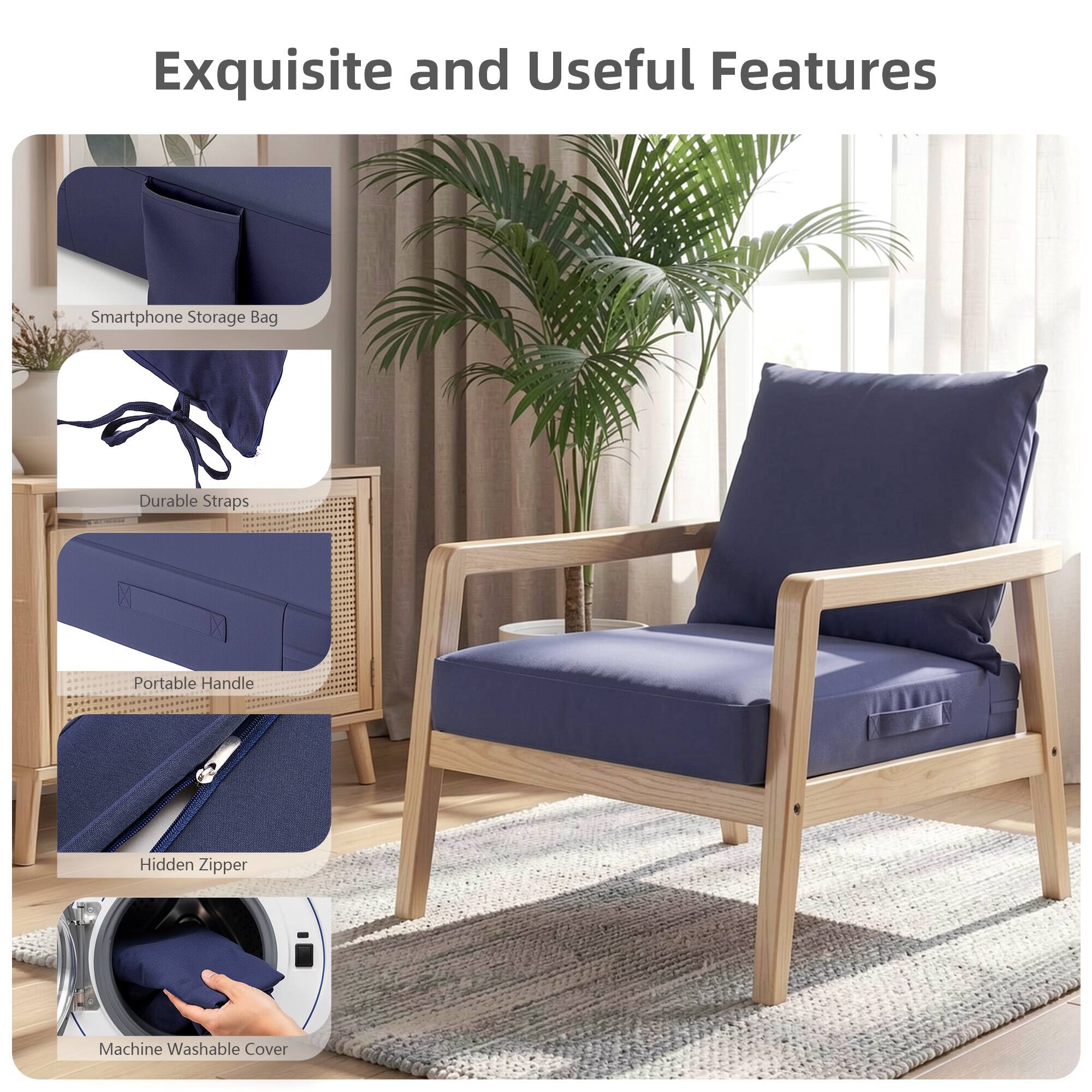 Exquisite and Useful Features

- Smartphone Storage Bag
- Durable Straps
- Portable Handle
- Hidden Zipper
- Machine Washable Cover