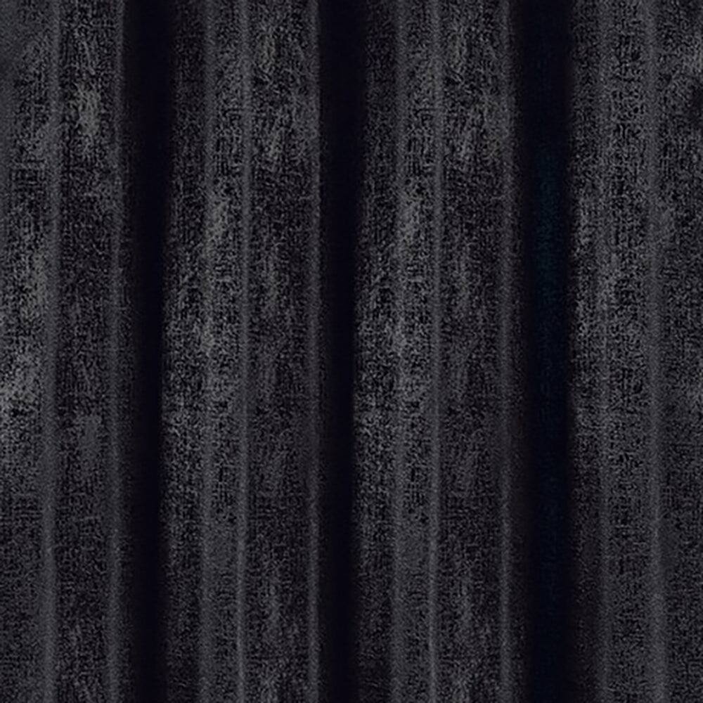 Alt View 2. Olivia Gray - Olivia Gray Roxy Two Tone Jacquard Grommet Blackout Curtain Panel - Elegant Black Design - black.