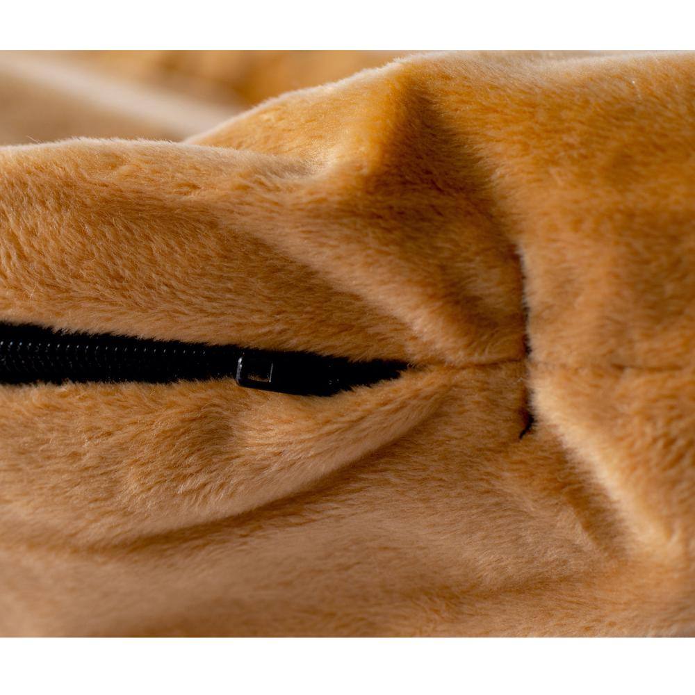 Alt View 4. Armarkat - Large Earth Brown Bolstered Pet Bed And Mat - Brown.