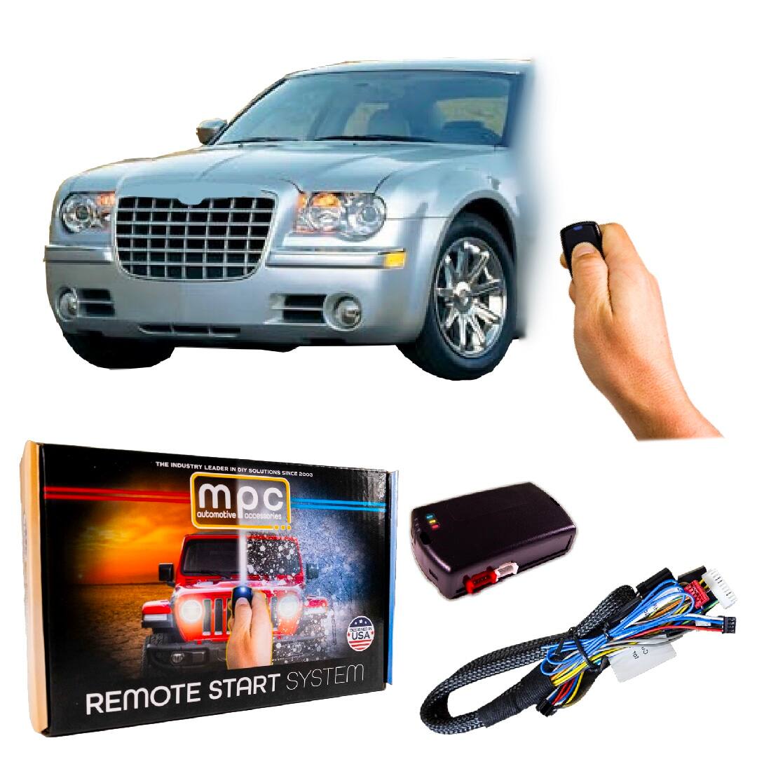 MPC - Add-on Remote Start For 2005-2007 Chrysler 300 - T-Harness - Uses OEM Remotes - Black