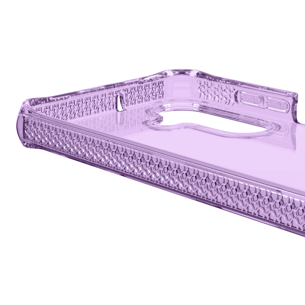 Alt View 5. Itskins - ITSKINS Spectrum_R // Clear Case for Samsung Galaxy A26 - Light Purple - Purple.