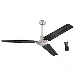 Westinghouse - Jax Indoor Ceiling Fan - Brushed Nickel 56 in - Black