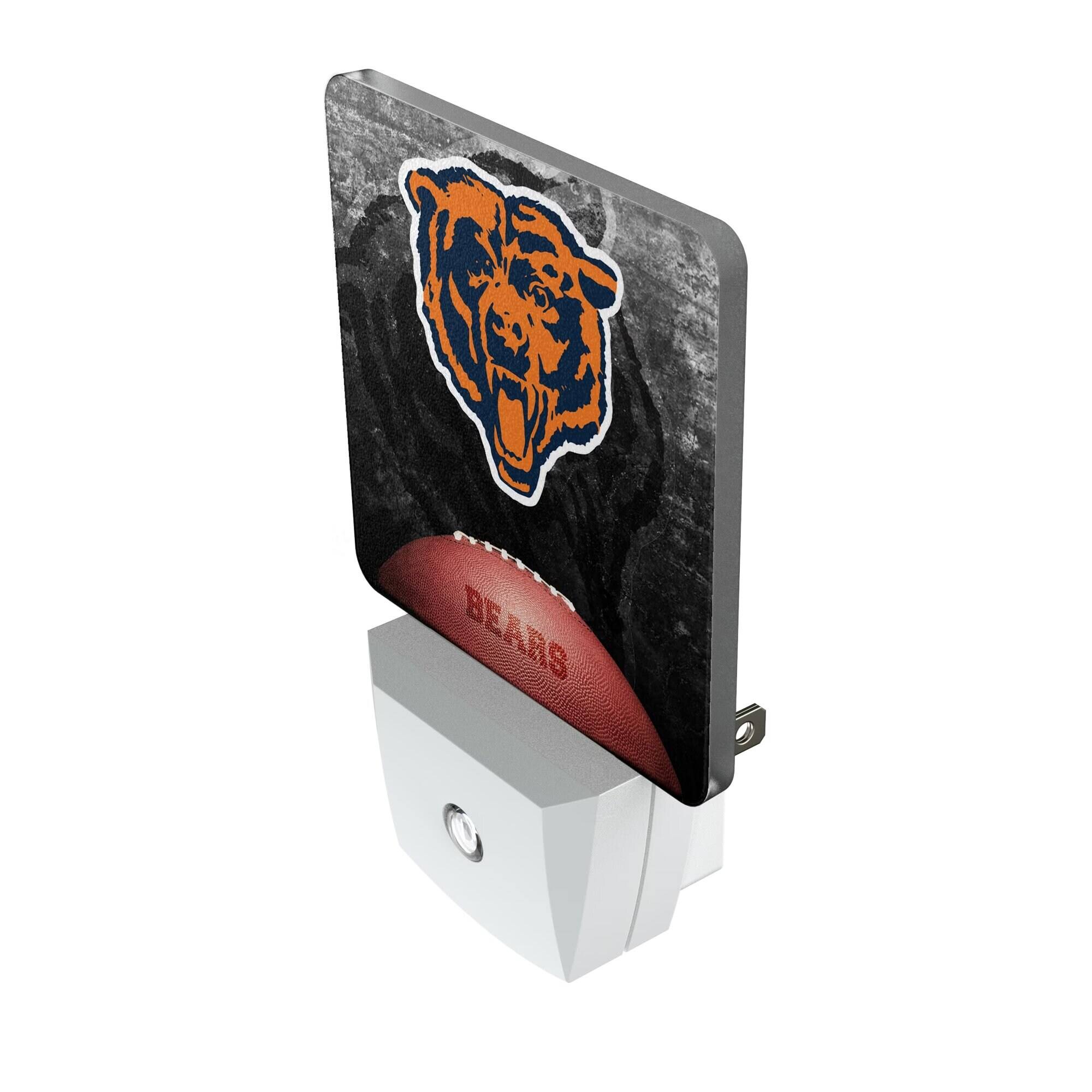 Alt View 1. Keyscaper - Chicago Bears Legendary Design Nightlight 2-Pack - Multicolor.
