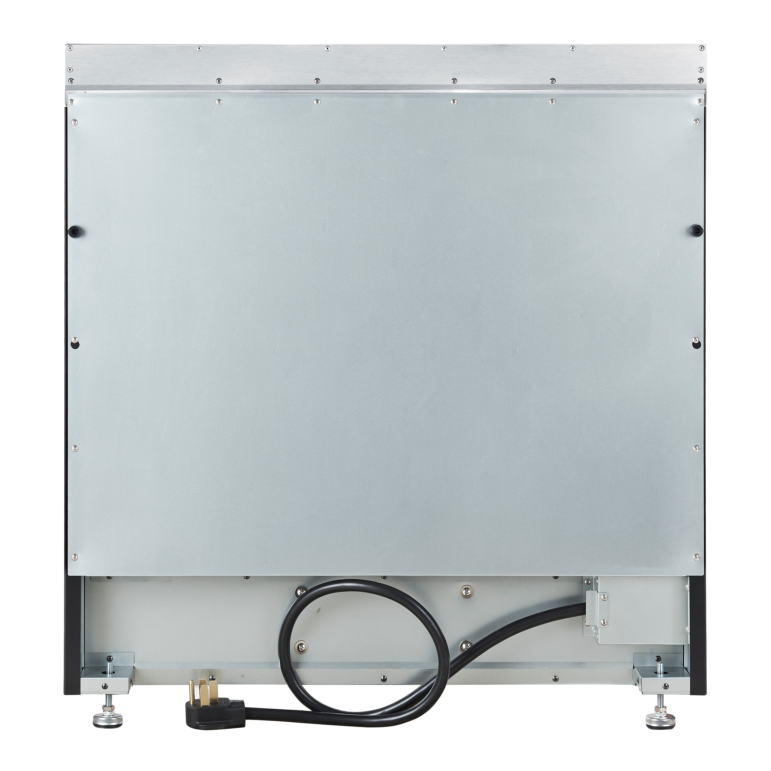 Back. Forno Appliances - Paolo 5.44 Cu. Ft. Freestanding Electric True Convection Range with Warming Zone - Black.