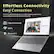 Effortless Connectivity Easy Connection You can work wherever you are while enjoying crystal clear video calls with the HD webcam and wifi-6. 720p HD Webcam WiFi 6 Bluetooth 5 Lenovo