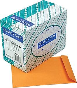 Quality Park - Gummed Catalog Envelope, 10" x 13", 250/Box - Kraft