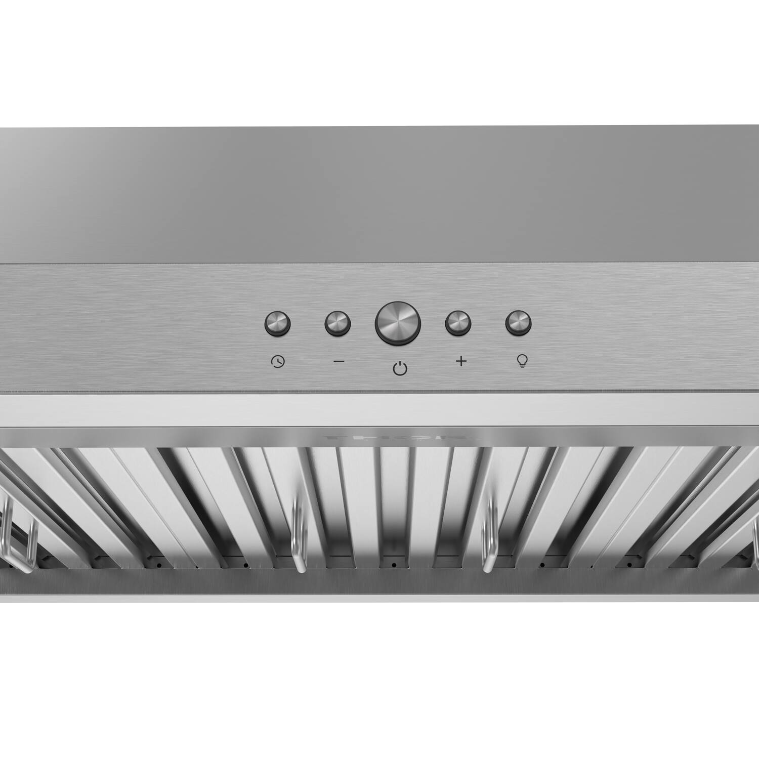 Alt View 2. Thor Kitchen - 36 Inch Convertible Undercabinet Range Hood in Stainless Steel - Stainless steel.